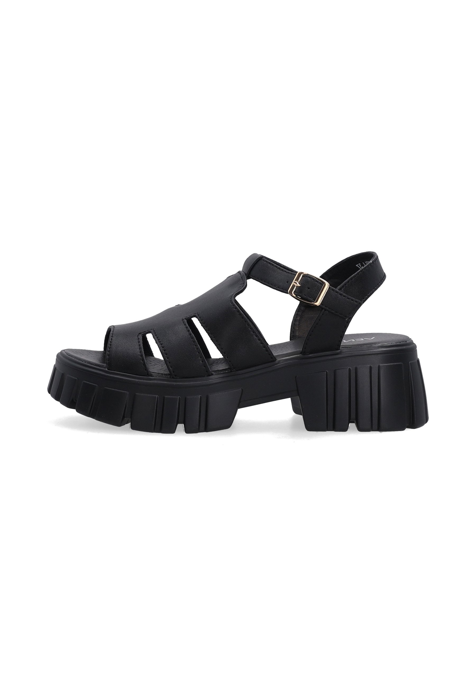 靴 EBONY PLATFORM TONGS SANDALS VENEZIA PLATFORM SANDALS - Platform sandals - black - Zalando