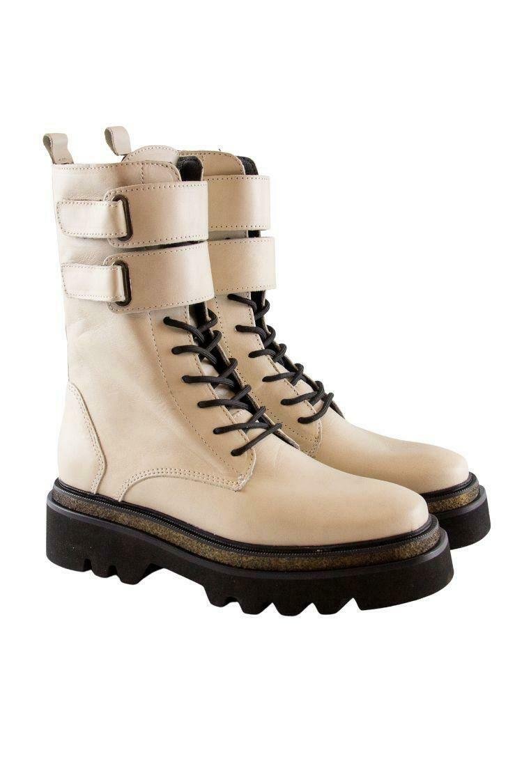 Alpe Botas con plataforma - beige - Zalando.es