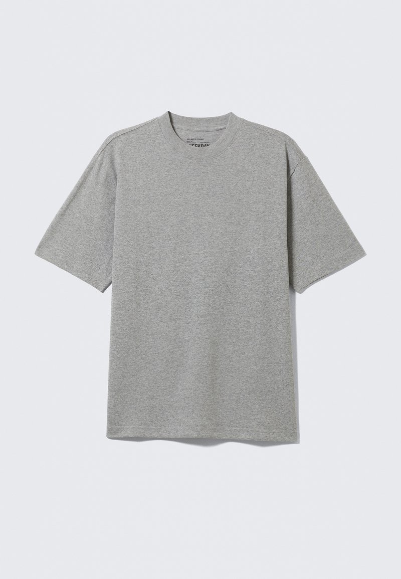 Weekday T-shirt basic grijs