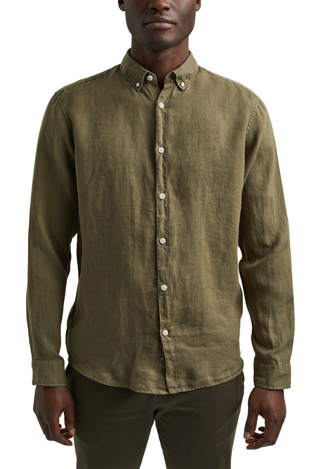 Esprit Shirt - dark khaki/khaki 