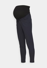 ONLY MATERNITY Tygbyxor - dark blue