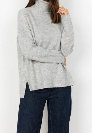 Striktrøje - light grey