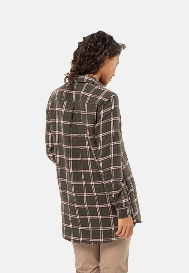 Jack Wolfskin Women's Morgenluft Long Sleeve Shirt in Island Moss main image 0