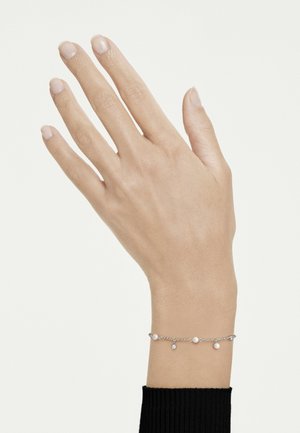 Swarovski, IMBER BRACELET, CRYSTAL PEARL, ROUND CUT, WHITE, RHODIUM PLATED - Armband - white
