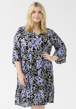 KCLEANE AMBER - Day dress - blue leopard