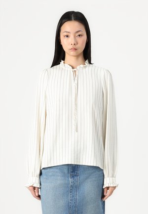 ONLMETTE  - Bluse - cloud dancer/black