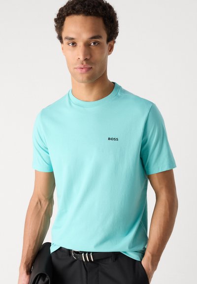 BOSS TEE - T-shirt basique - turquoise