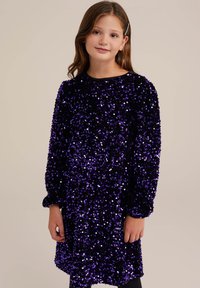 WE Fashion Koktajl obleka/za zabavo - violet
