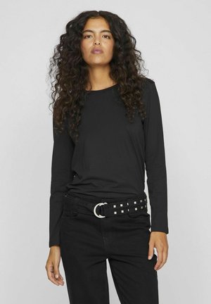 VILA MIT RUNDHALS - Langarmshirt - meteorite