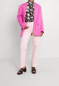 VILA Long sleeved top - black