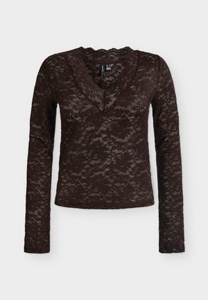 Vero Moda, VMFIE - Langærmet T-shirt - chocolate torte