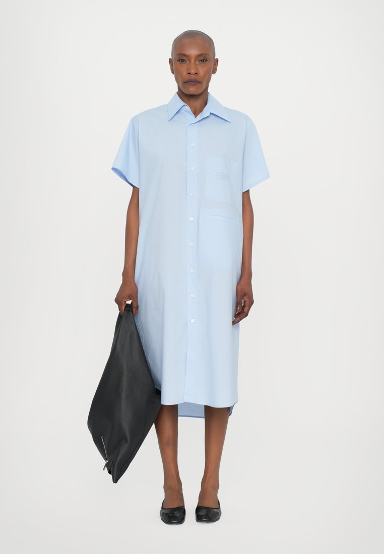 MM6 Maison Margiela Shirt dress - light blue - Zalando.co.uk