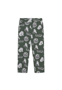 YALE LOGO PANTS UNISEX - Παντελόνι - duffel bag green/ivory