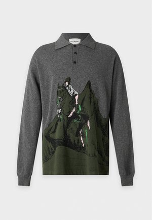 Iceberg, MAGLIA POLO - Pullover - grigio melange
