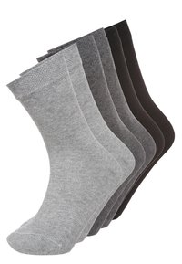 Unausgewählt, black/anthrazit melange/grau melange