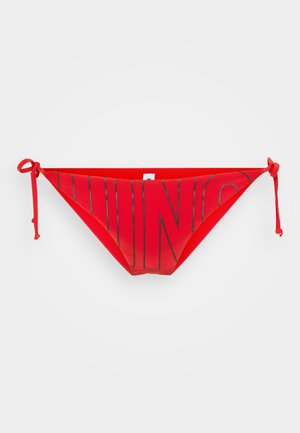 SIDE TIE BRIEF - Bikini-Hose - red/black