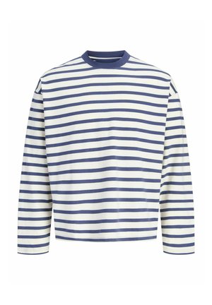 Jack & Jones, T-SHIRT STRIPED T-SHIRT - Camiseta de manga larga - crown blue