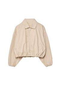 Leichte Jacke - mottled beige