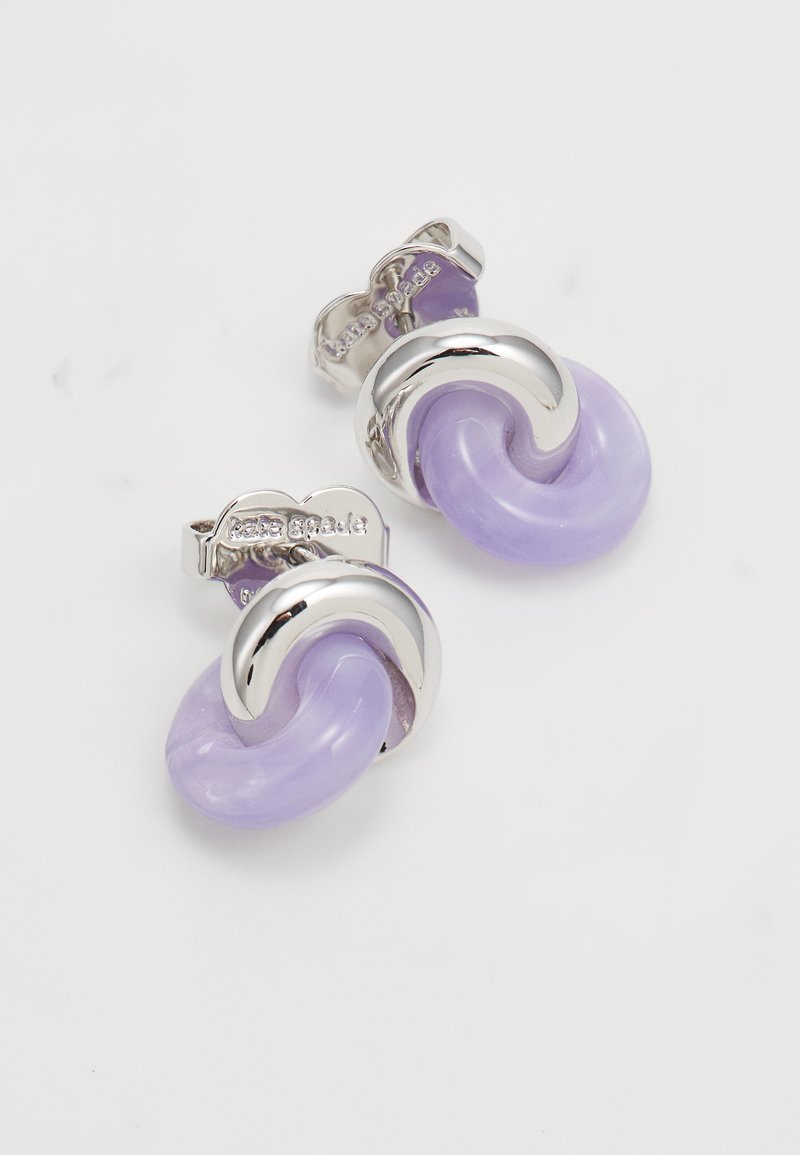 kate spade new york INTERLOCK STUDS Earrings silver-coloured