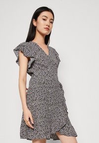 VILA VIFINI WRAP SHORT DRESS - Dnevna obleka - sweet lavender/alini
