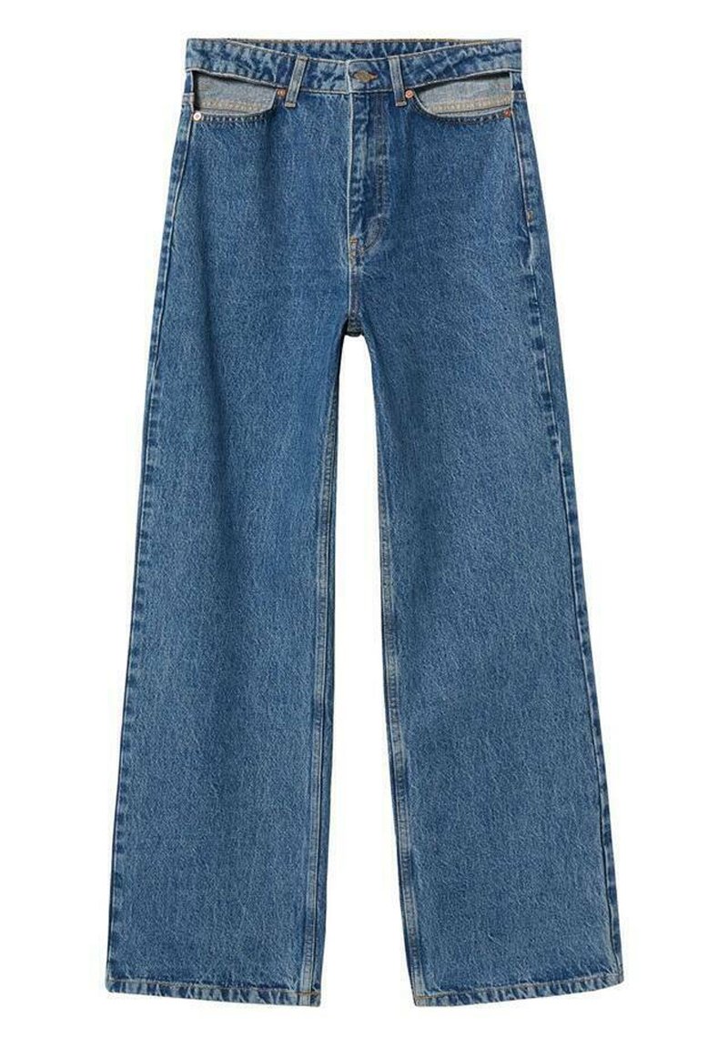 Mango Straight leg jeans blauw
