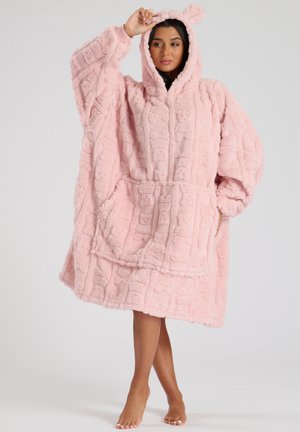 SHERPA TEDDY CUT SNUGGLE HOODIE - Nightie - pink