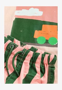 Ausgewählt, pink green wavy stripe