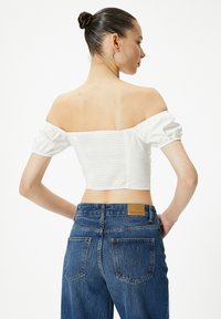 Koton OFF SHOULDER - Bluse - white