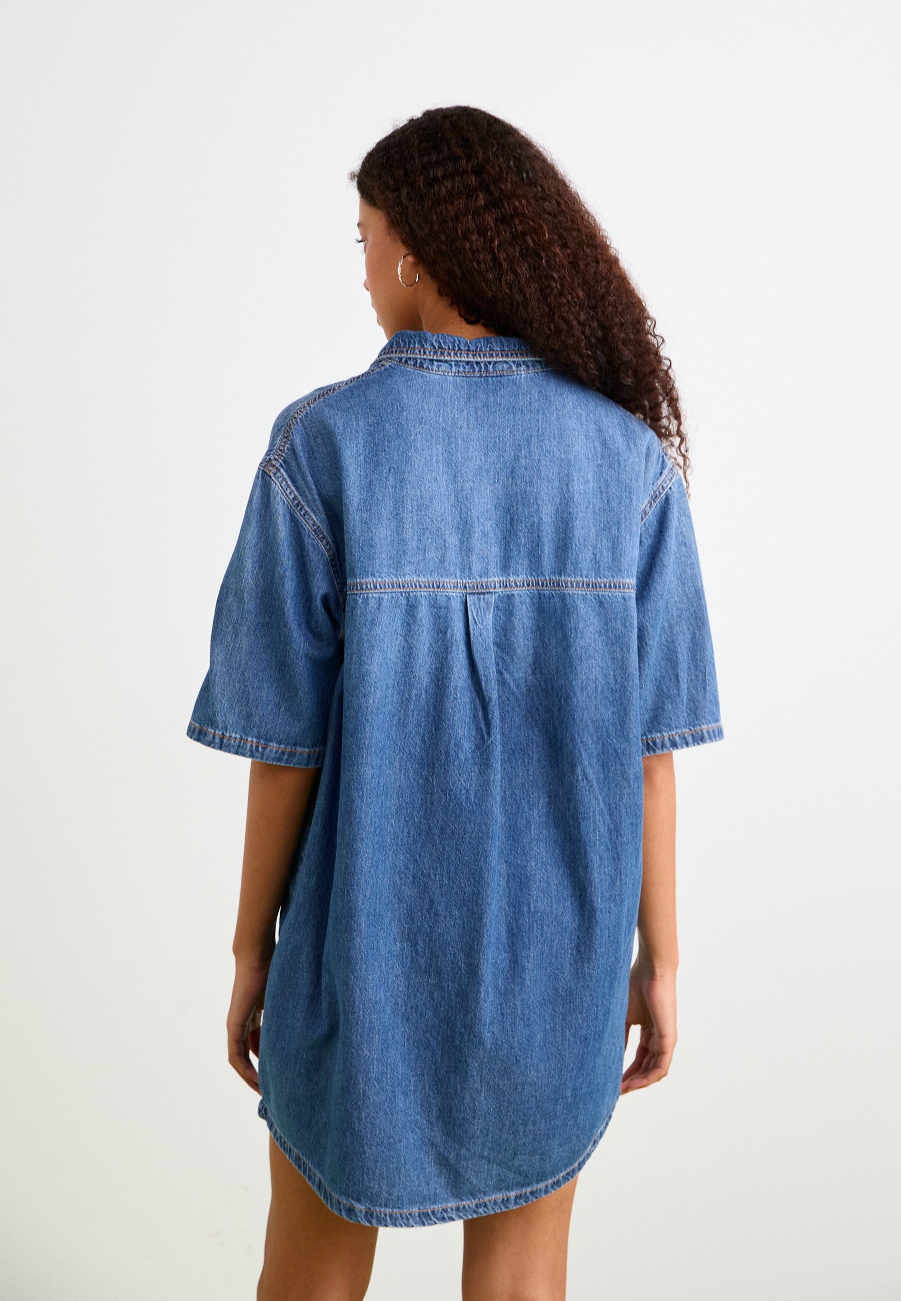 Roxy AFTERNOON SKIES - Denim dress - medium blue/blue - Zalando.co.uk
