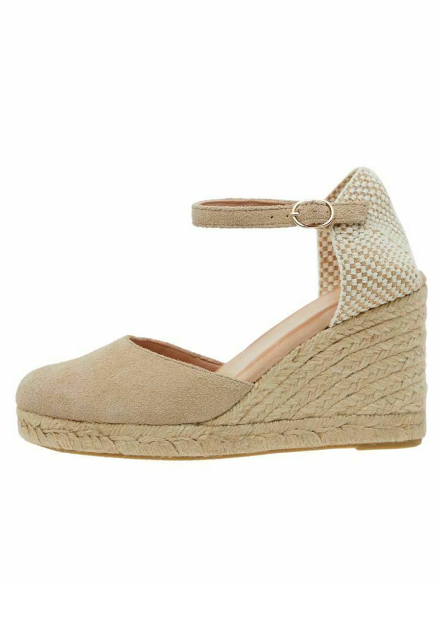 Bianco BIADEMI - Sandalen met sleehak - sand/beige - Zalando.nl