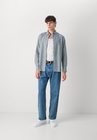 Tommy Hilfiger MICRO GINGHAM SHIRT - Shirt - carbon navy/optic white