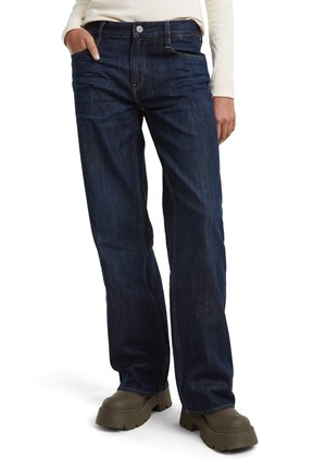 Jean large - dark-blue denim