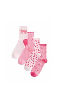 Non sélectionné, pink red hearts leopard