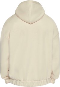 Dropsize SUPER HEAVY MID FRONT EMBO - Sweatjakke - coconut milk