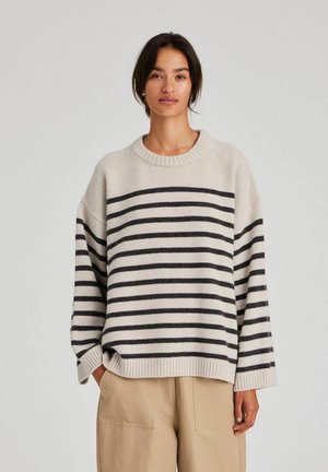 GAI+LISVA Neule - island fossil dark grey stripe