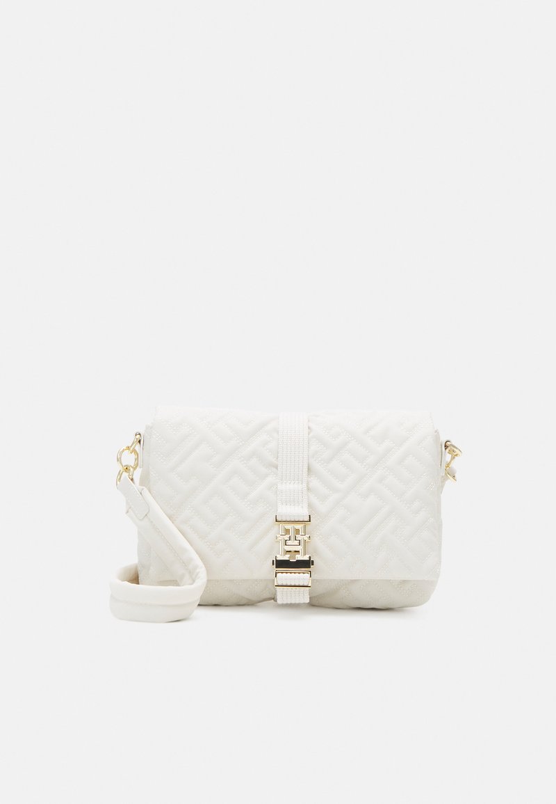 Tommy Hilfiger FLOW FLAP CROSSOVER Across body bag weathered white