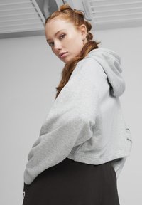 Puma TEAM - Kapuutsiga pusa - light gray heather