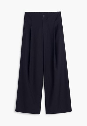 Desigual, LONG PLEATED TROUSERS - Trousers - black
