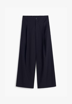 Desigual, LONG PLEATED TROUSERS - Trousers - black
