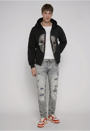 2Y Premium REXAR ZIP HOODIE - Lukuga pusa - black