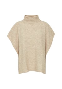 BYVIKSI PONCHO - Mantella - cement melange
