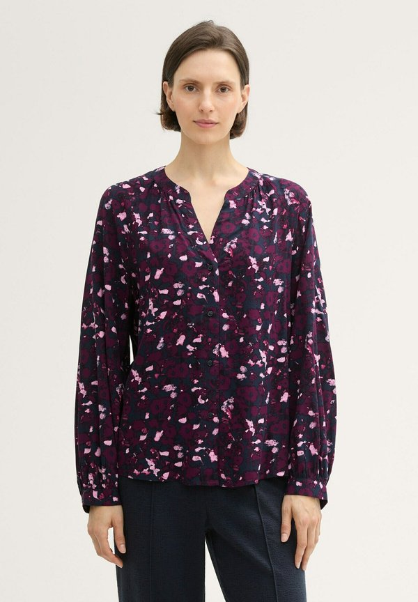 GEMUSTERTE  - Bluse - berry autumn floral design
