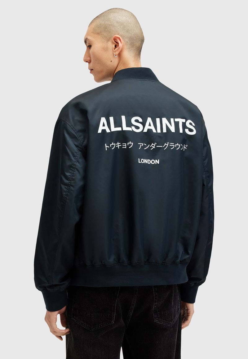 AllSaints UNDERGROUND - Bomber stiliaus striukė - petrol blue