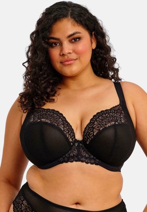 TIERNIE - Sujetador sin tirantes/multiescote - black