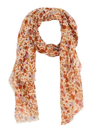 LONGUE MOTIF FLORAL - Bufanda - ecru