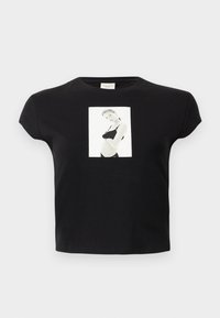 CLASSIC KATE BABY TEE UNISEX - Trükipildiga T-särk - black