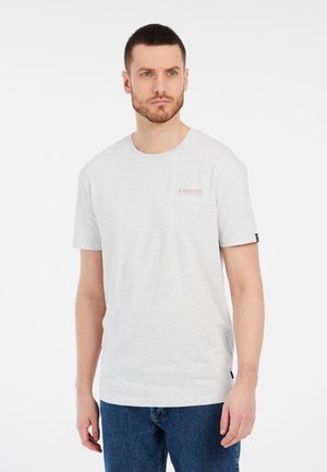 Protest PRTROCKO - T-shirt basic - white melange