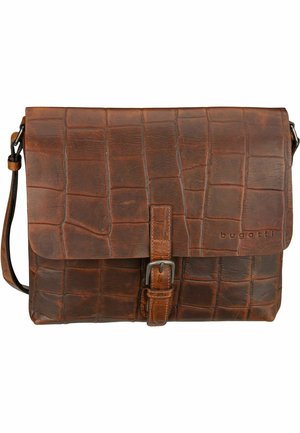 NEVIO MESSENGER - Borsa a tracolla - cognac