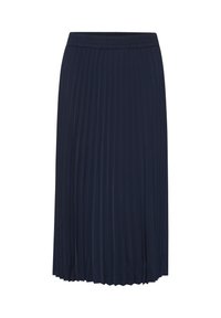 LEANDRA - Klostuotas sijonas - midnight marine
