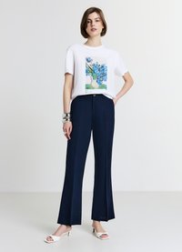 Calliope FLARE - Stoffhose - blu notte
